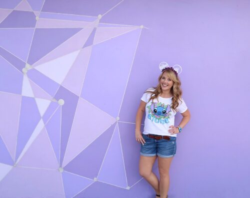 The Purple Wall Walls of Disney Instagram worthy spots photos disney world