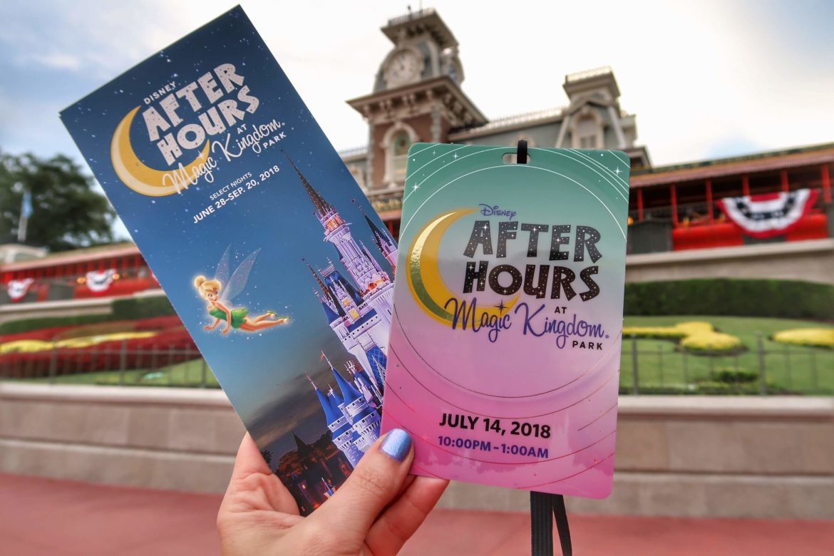 disney after hours at magic kingdom park for annual passholders