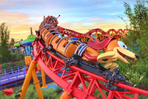Toy Story Land Slinky Dog Dash ride
